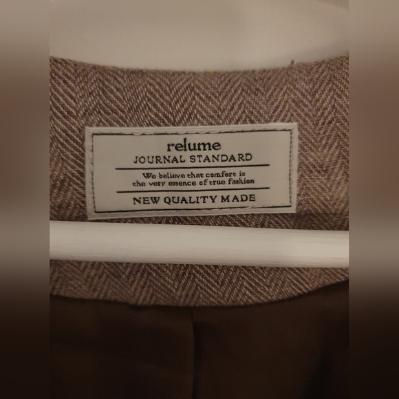 Journal Standard Relume cocoa brown linen jacket (US 4) - Picture 4 of 5
